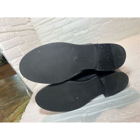 BOTTEGA VENETA Leather Riding Boots In Black - Picture 8 of 10